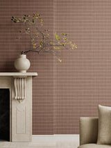 Scalamandre Hardwick Linen Wallcovering Cocoa Wallpaper