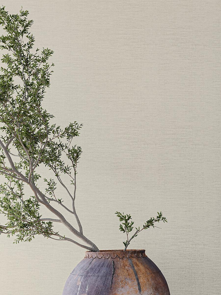 Scalamandre Ripley Linen Wallcovering Clay Wallpaper