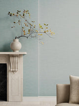 Scalamandre Ripley Linen Wallcovering Sky Wallpaper