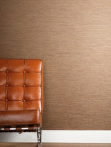 Scalamandre Ripley Linen Wallcovering Golden Taupe Wallpaper
