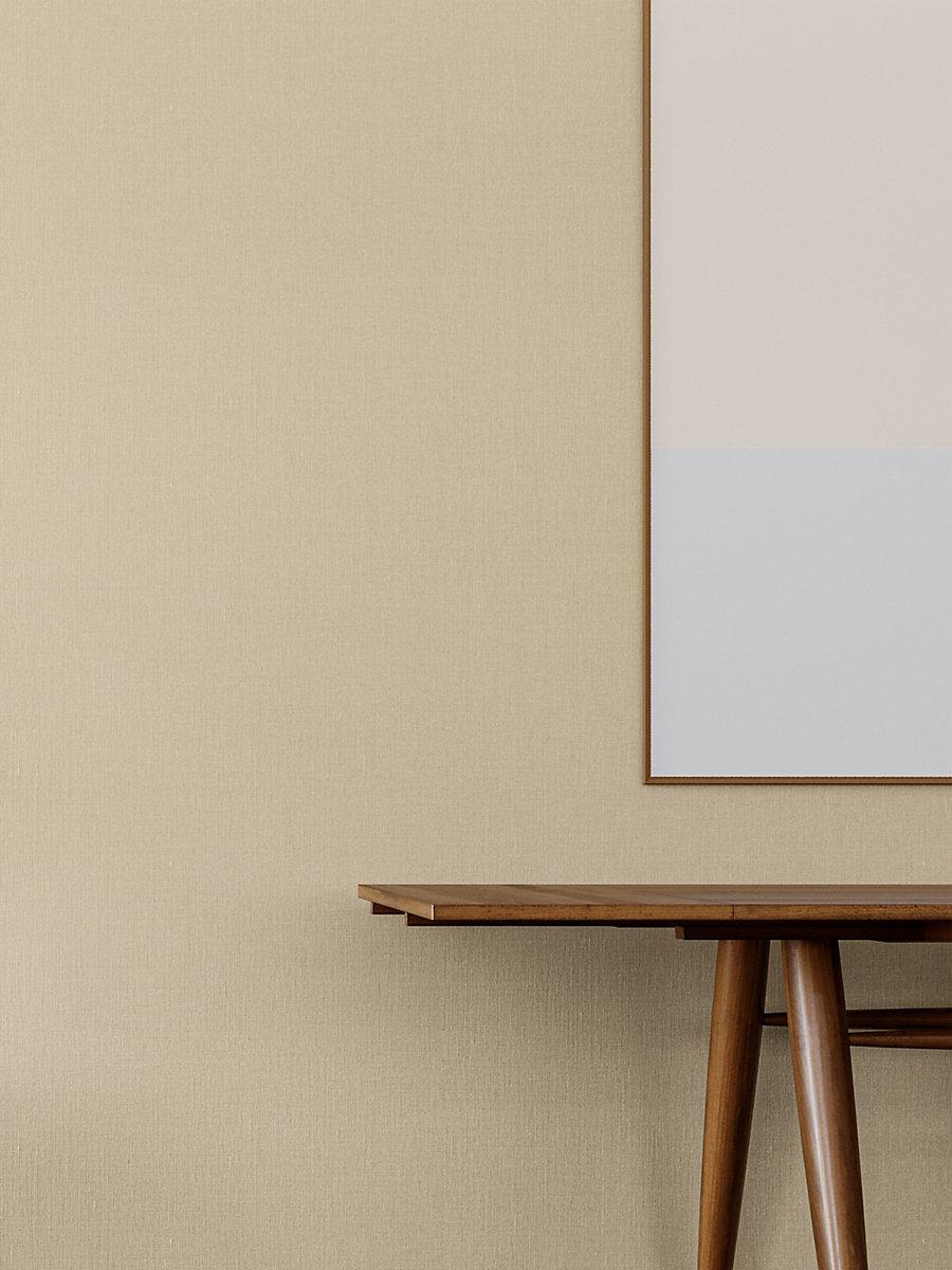 Scalamandre Manor Linen Wallcovering Flax Wallpaper
