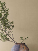 Scalamandre Manor Linen Wallcovering Taupe Wallpaper
