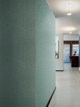 Scalamandre Sprig Linen Wallcovering Taupe Wallpaper