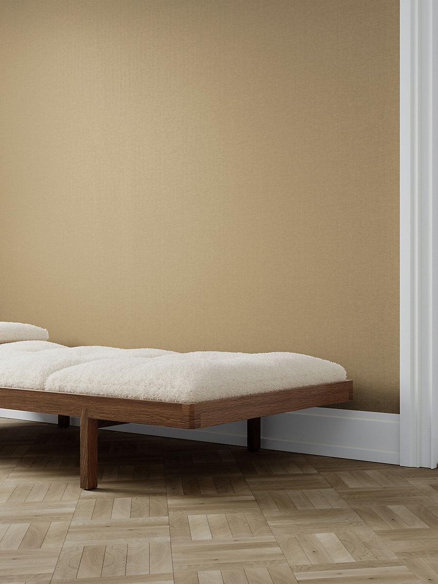 Scalamandre Sprig Linen Wallcovering Taupe Wallpaper
