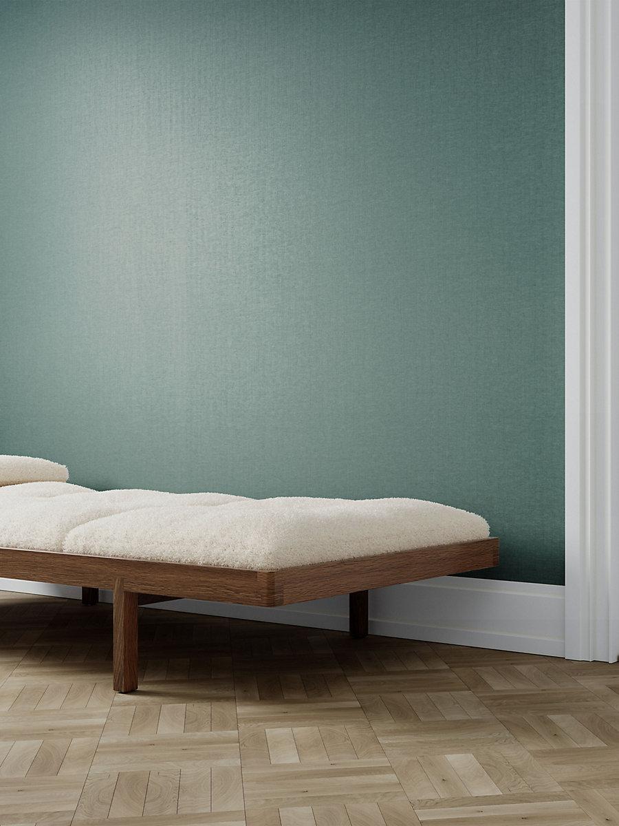 Scalamandre Sprig Linen Wallcovering Emerald Wallpaper