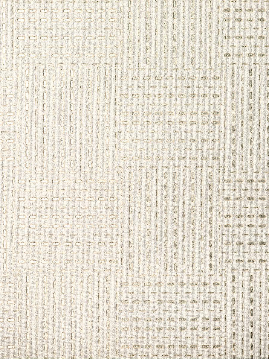 Scalamandre Checkmate Wallcovering Golden Milk Wallpaper