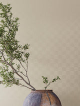Scalamandre Checkmate Wallcovering Golden Sand Wallpaper