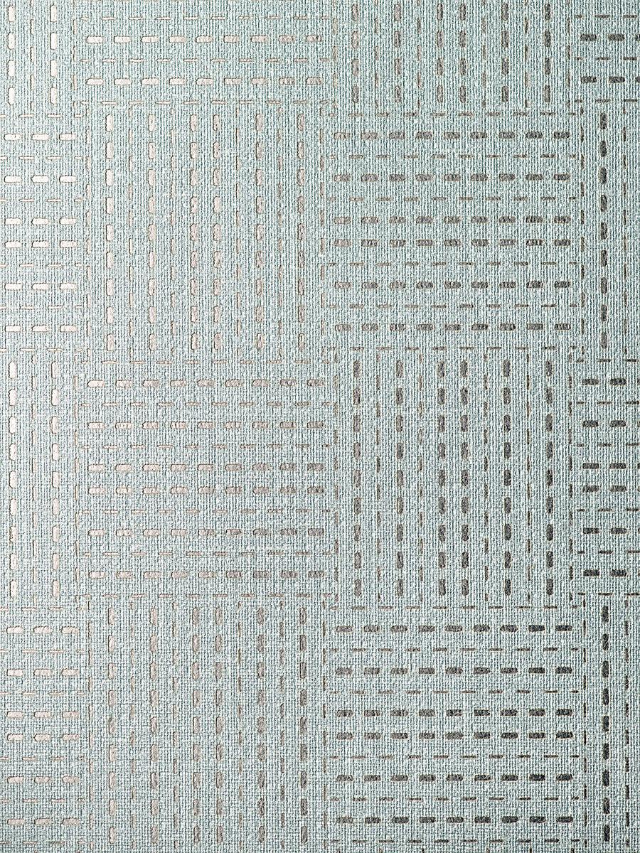 Scalamandre Checkmate Wallcovering Silver Sky Wallpaper