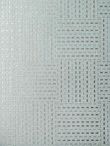 Scalamandre Checkmate Wallcovering Silver Sky Wallpaper