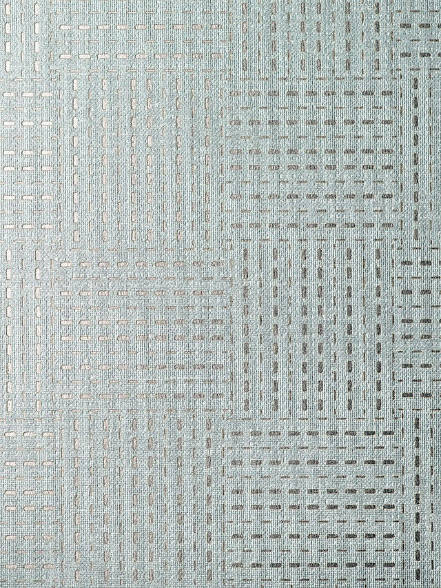 Scalamandre Checkmate Wallcovering Silver Sky Wallpaper