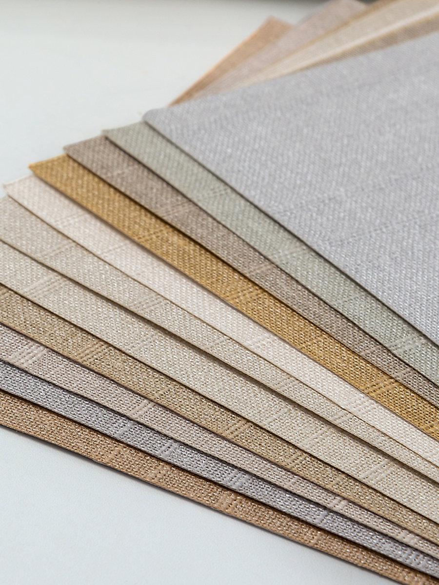 Scalamandre Linea Metallic Wallcovering Clay Wallpaper