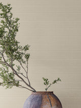 Scalamandre Linea Metallic Wallcovering Clay Wallpaper