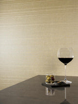 Scalamandre Linea Metallic Wallcovering Slate Wallpaper