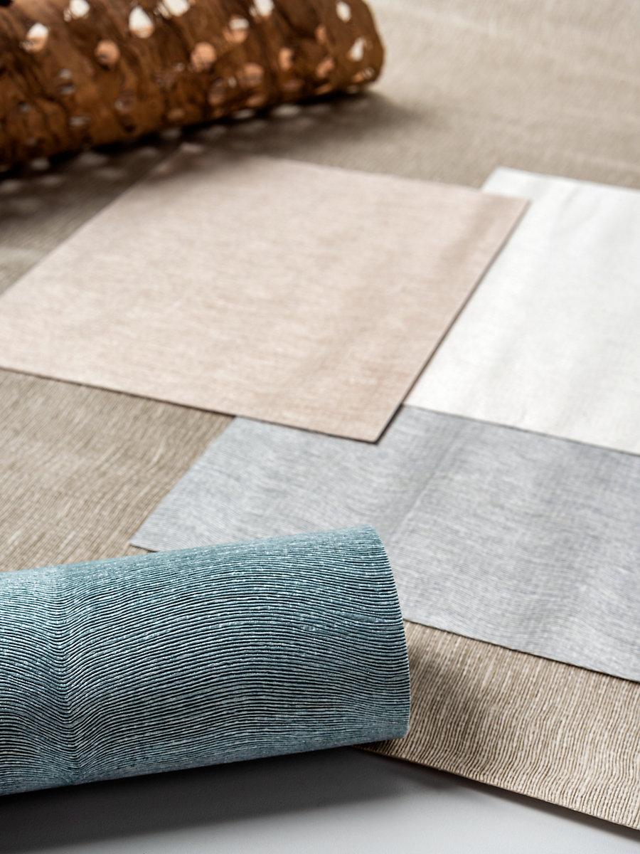Scalamandre Wave Linen Wallcovering Oat Wallpaper