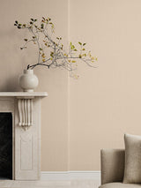 Scalamandre Upton Linen Wallcovering Parchment Wallpaper