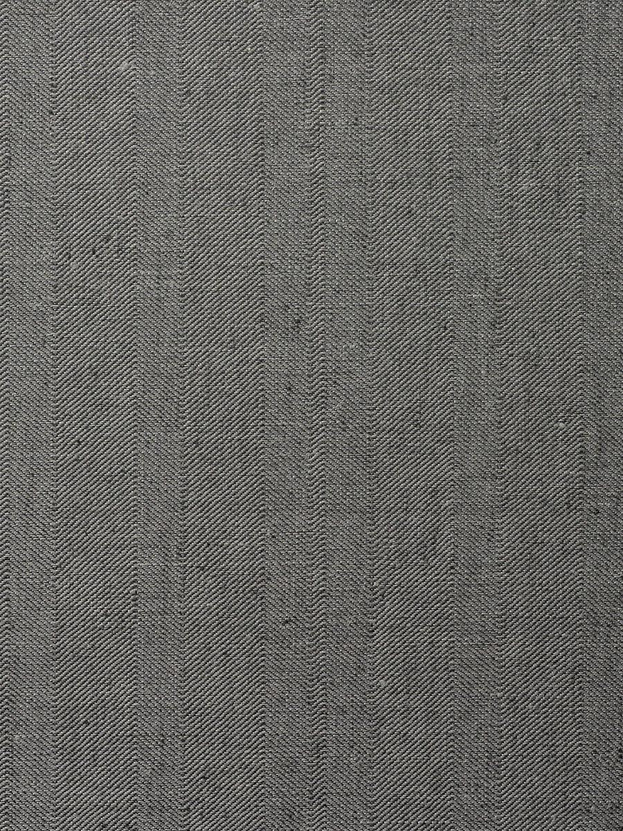 Scalamandre Upton Linen Wallcovering Charcoal Wallpaper