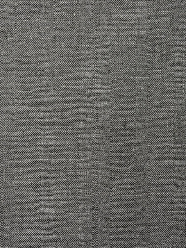 Scalamandre Upton Linen Wallcovering Charcoal Wallpaper