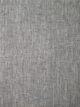Scalamandre Stowe Linen Wallcovering Charcoal Wallpaper