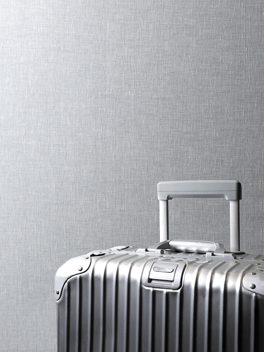 Scalamandre Steppe Linen Wallcovering Stone Wallpaper