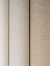 Scalamandre Broadland Linen Wallcovering Parchment Wallpaper