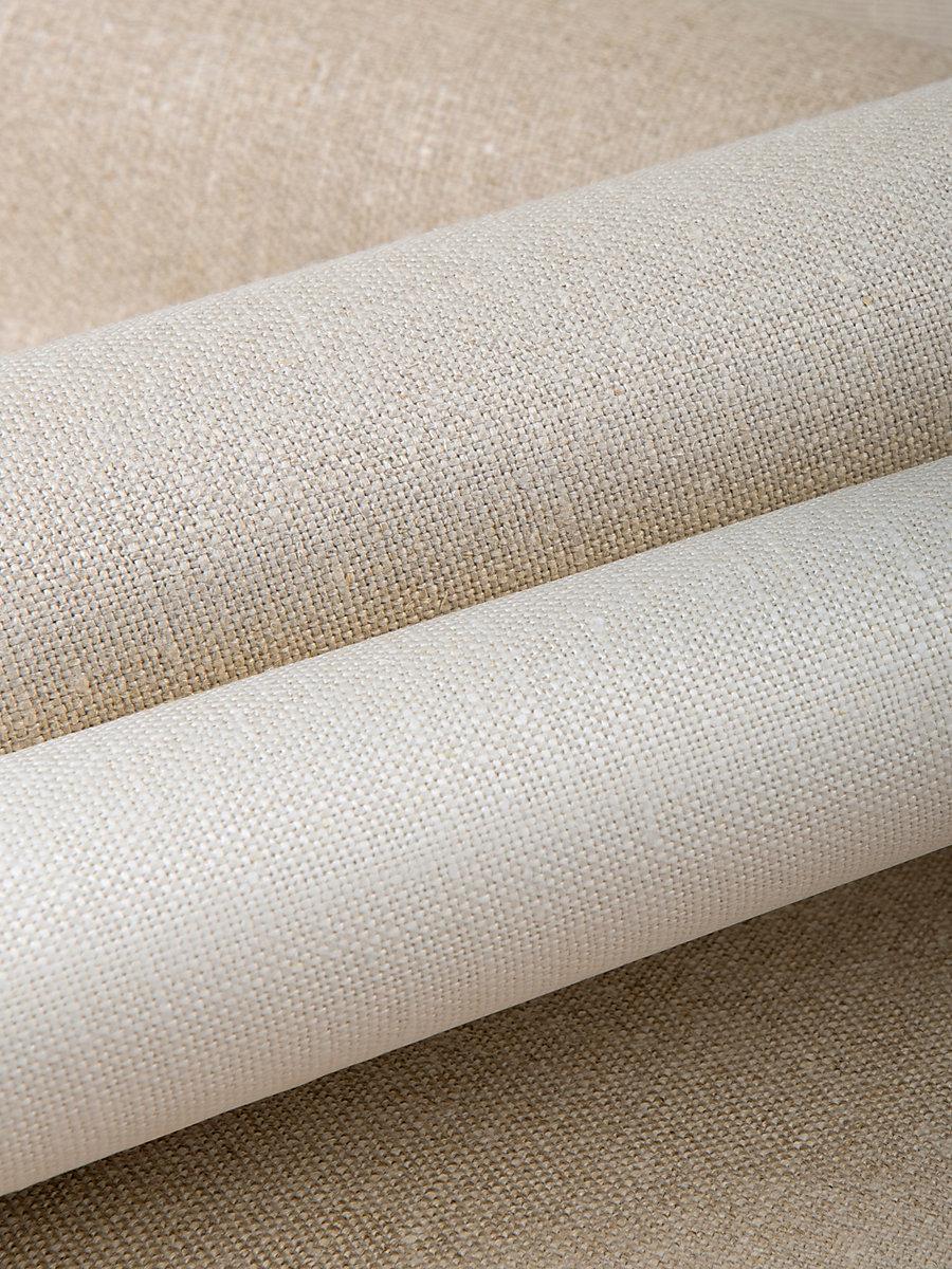 Scalamandre Broadland Linen Wallcovering Parchment Wallpaper