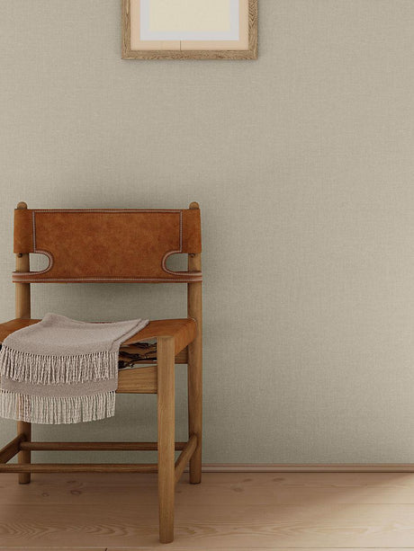 Scalamandre Broadland Linen Wallcovering Pebble Wallpaper