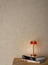 Scalamandre Dunham Linen Wallcovering Cream Wallpaper