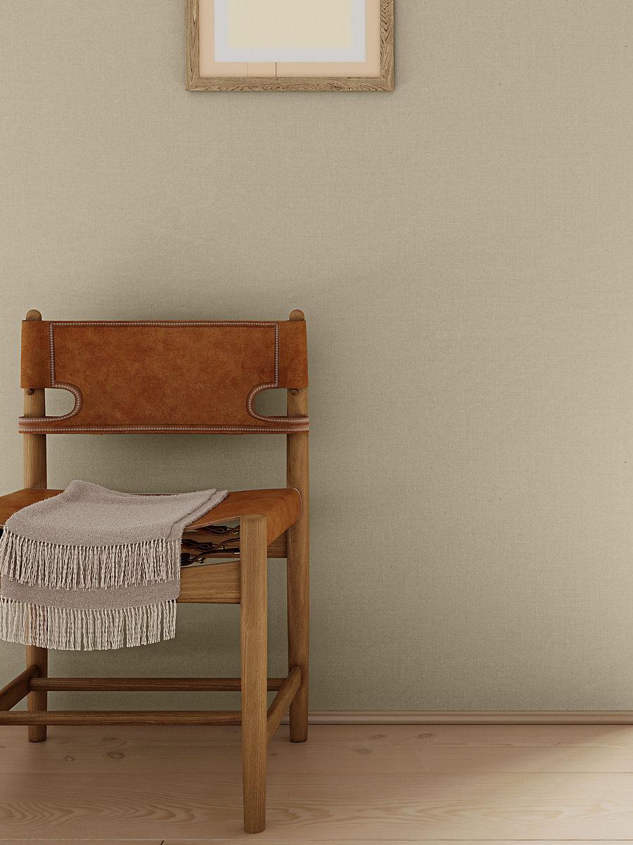 Scalamandre Plain Linen Wallcovering Parchment Wallpaper