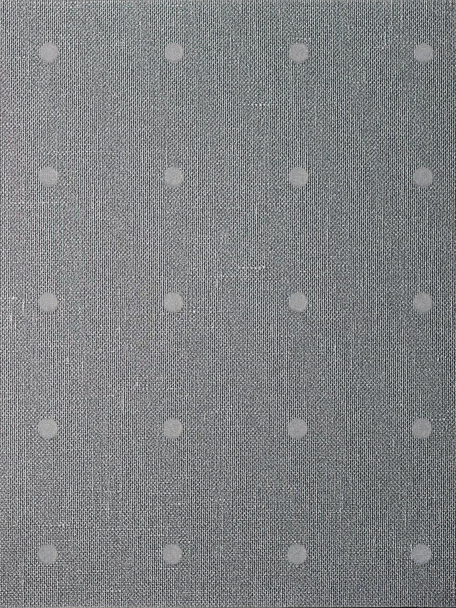 Scalamandre Flocked Point Wallcovering Slate Wallpaper