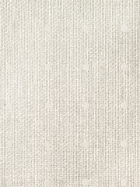 Scalamandre Flocked Point Wallcovering Cream Wallpaper