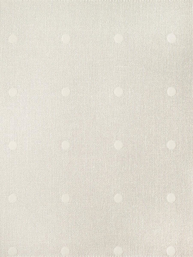 Scalamandre Flocked Point Wallcovering Cream Wallpaper