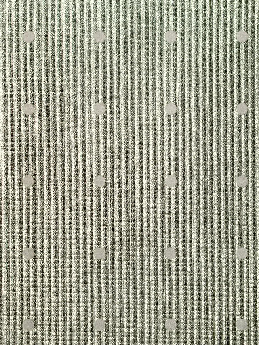 Scalamandre Flocked Point Wallcovering Olive Wallpaper