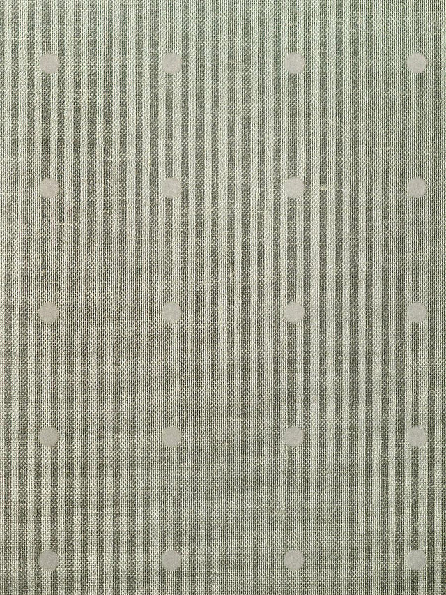 Scalamandre Flocked Point Wallcovering Olive Wallpaper