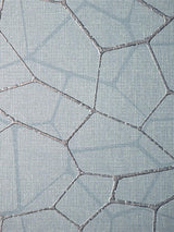 Scalamandre Lattice Wallcovering Silver Sky Wallpaper