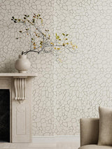 Scalamandre Lattice Wallcovering Clay Wallpaper