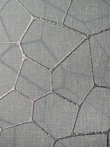 Scalamandre Lattice Wallcovering Charcoal Wallpaper