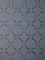 Scalamandre Caster Printed Wallcovering Evening Copper Wallpaper