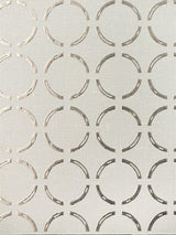 Scalamandre Caster Printed Wallcovering Silver Lining Wallpaper