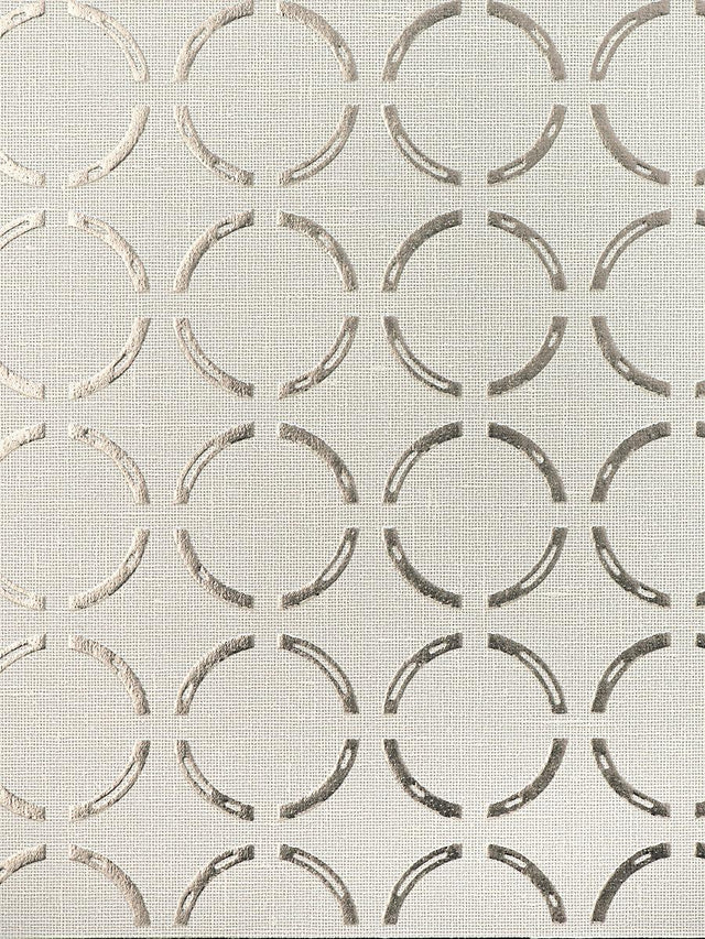 Scalamandre Caster Printed Wallcovering Silver Lining Wallpaper