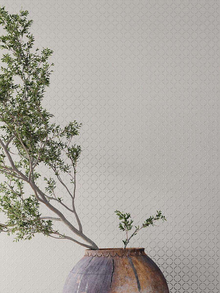 Scalamandre Caster Printed Wallcovering Silver Lining Wallpaper