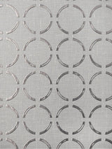 Scalamandre Caster Printed Wallcovering Silver Stone Wallpaper