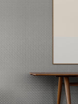 Scalamandre Caster Printed Wallcovering Silver Stone Wallpaper
