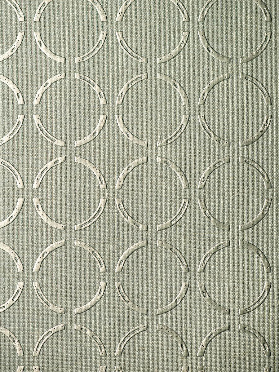 Scalamandre Caster Printed Wallcovering Silver Sage Wallpaper
