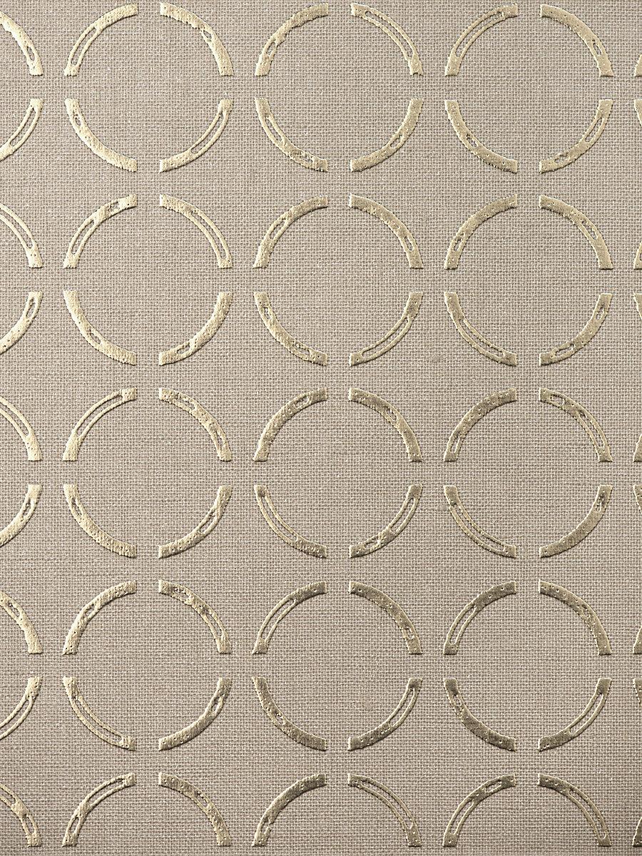 Scalamandre Caster Printed Wallcovering Golden Sand Wallpaper