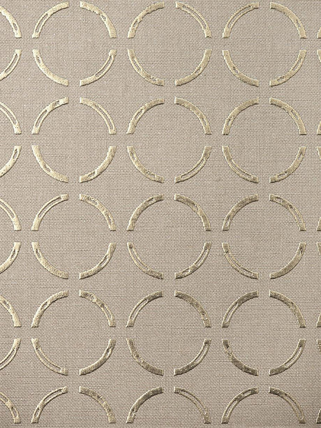 Scalamandre Caster Printed Wallcovering Golden Sand Wallpaper