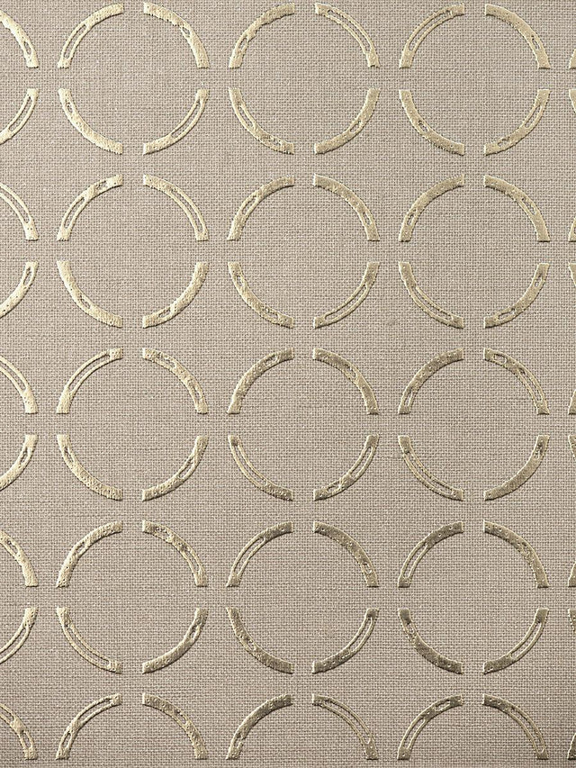 Scalamandre Caster Printed Wallcovering Golden Sand Wallpaper