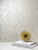 Scalamandre Pathway Wallcovering Silver Lining Wallpaper