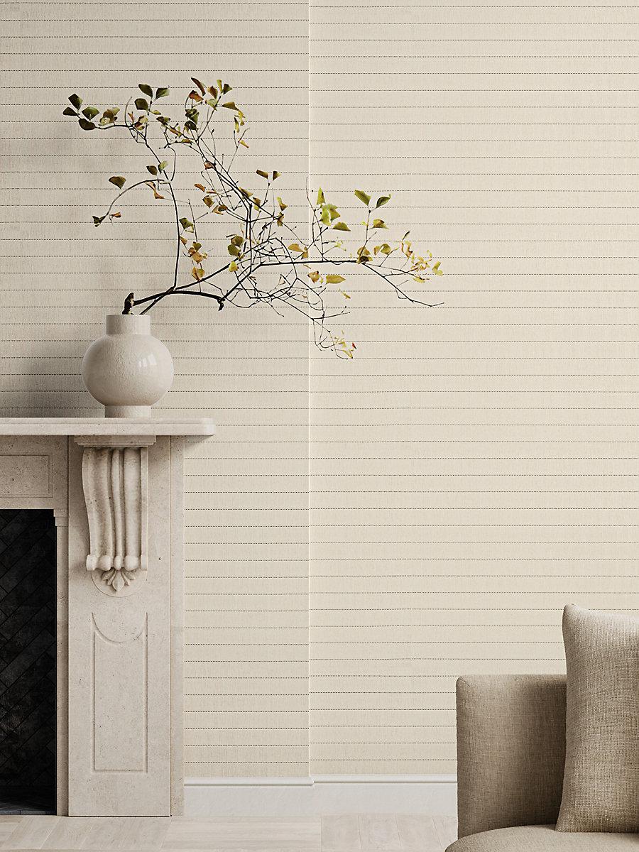 Scalamandre Pathway Wallcovering Silver Lining Wallpaper