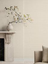 Scalamandre Pathway Wallcovering Silver Lining Wallpaper