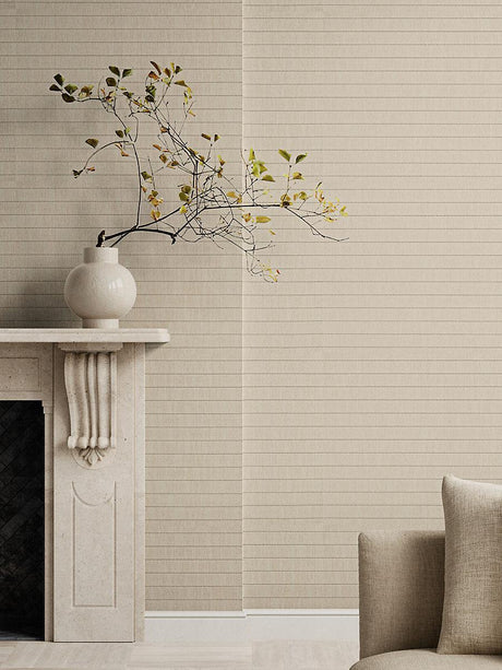 Scalamandre Pathway Wallcovering Golden Sand Wallpaper